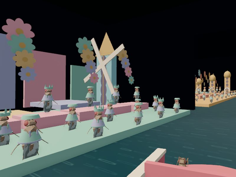 Boat Ride of Nations: fly brain experiment scene